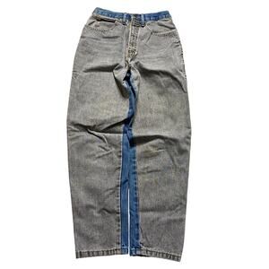 Vintage 90s Fast Two-Toned Jeans Size 7 Tapered  Women’s Pants